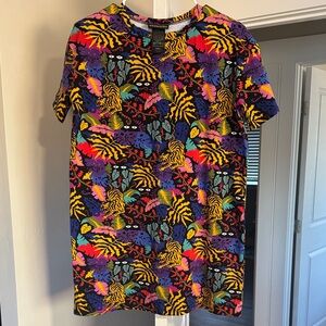 Nooworks Tropi Trip tee dress small